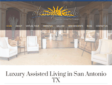 Tablet Screenshot of heritagecreekassistedliving.com